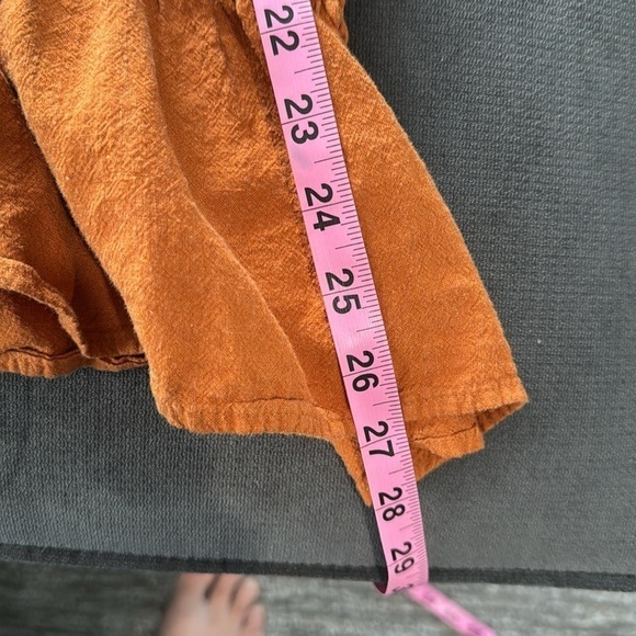 BP Halter Neck high/low tunic sleeveless top - size medium - rust color - Picture 2 of 6